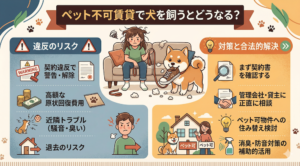 ペット不可賃貸で犬を飼うとどうなる？違反のリスクと対策