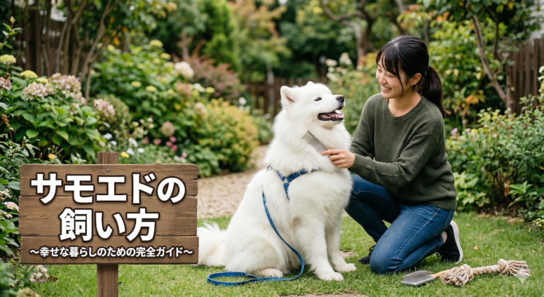 サモエドの飼い方｜スピッツ系大型犬の被毛管理と暑さ対策