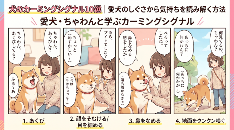 犬のカーミングシグナル10選｜愛犬のしぐさから気持ちを読み解く方法