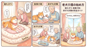 老犬介護の始め方｜寝たきり・食事介助・床ずれ対策の完全ガイド