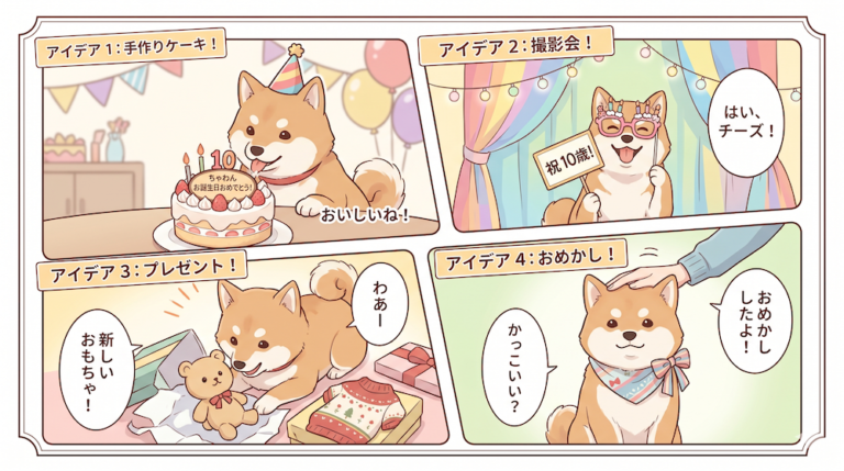 愛犬の誕生日を特別にする10のアイデア｜手作りケーキから撮影・プレゼントまで
