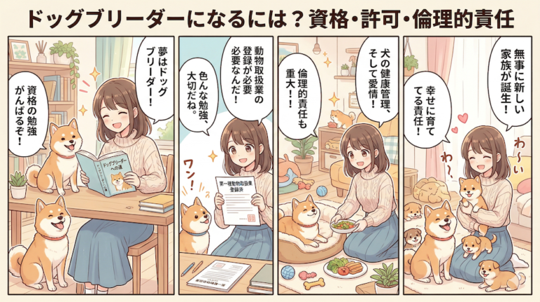 ドッグブリーダーになるには？資格・許可・倫理的責任を解説