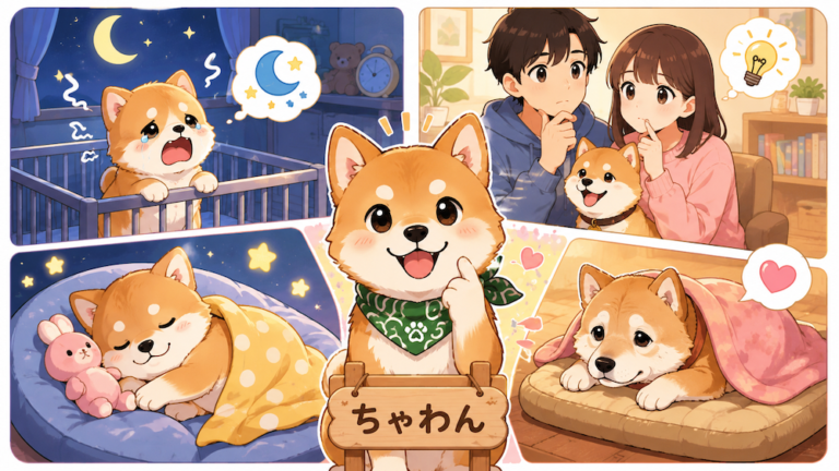 犬の夜泣き・夜鳴きの原因と対処法｜子犬からシニア犬まで年齢別解決策
