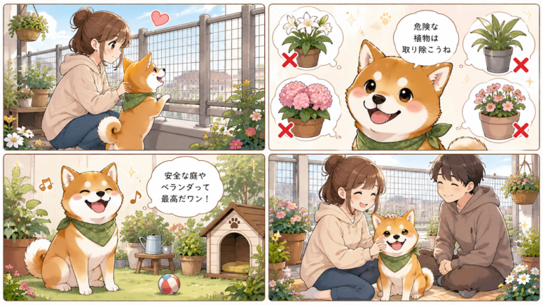 犬に優しい庭・ベランダ作り｜脱走防止フェンスと危険な植物の除去完全ガイド
