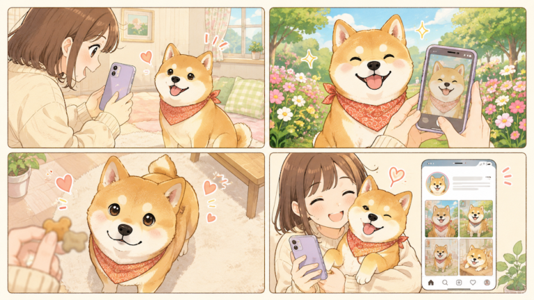 愛犬のかわいい写真・動画の撮り方｜スマホでも映えるコツとインスタ活用術