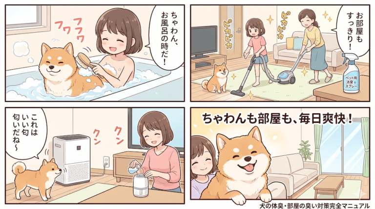 犬の体臭・部屋の臭い対策完全マニュアル｜発生源別ケアと消臭グッズ比較