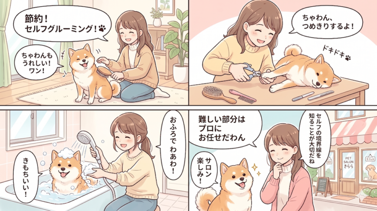 犬のトリミング費用を節約する方法｜セルフグルーミングの基本とサロンに任せる境界線