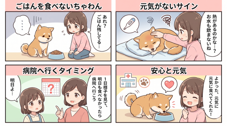 犬がご飯を食べない原因と対処法｜食欲不振のサインと病院受診のタイミング