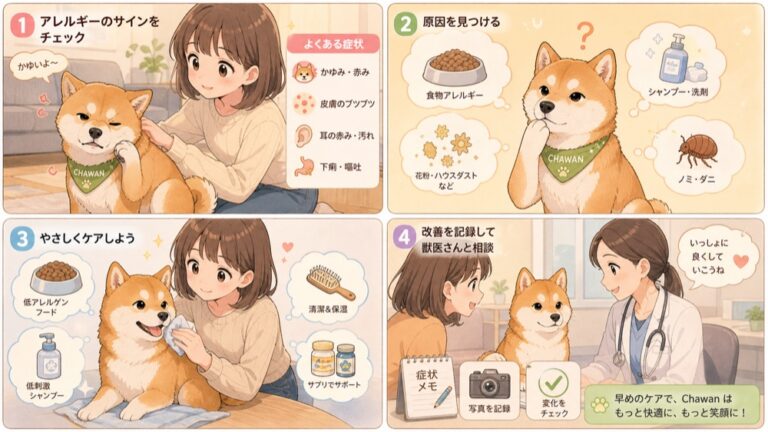 犬のアレルギー症状と対策｜食物アレルギーから皮膚炎まで完全ガイド