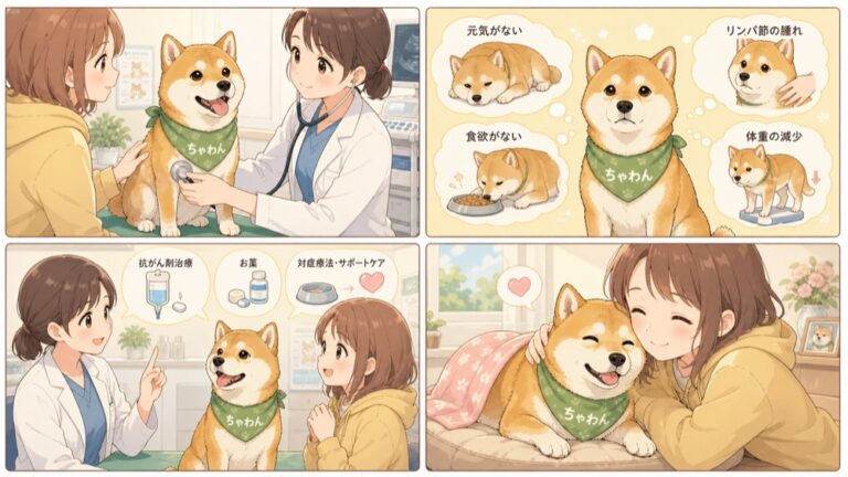 犬のリンパ腫の症状と治療｜抗がん剤治療と予後