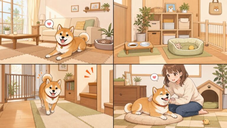犬と暮らす部屋づくり完全ガイド｜フローリング対策から収納・安全設計まで
