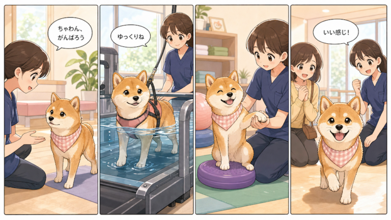 犬のリハビリテーションとは？水中トレッドミルと理学療法を解説