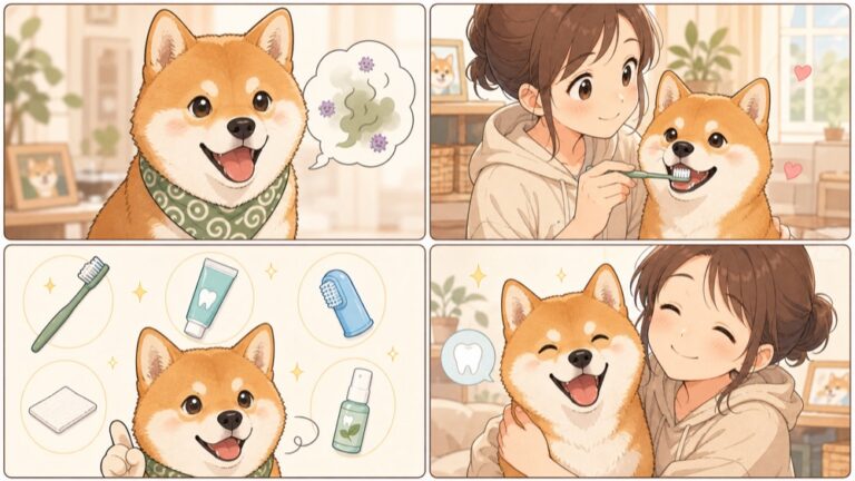 犬の口臭ケア完全ガイド｜原因別の改善方法と歯石取りの選択肢