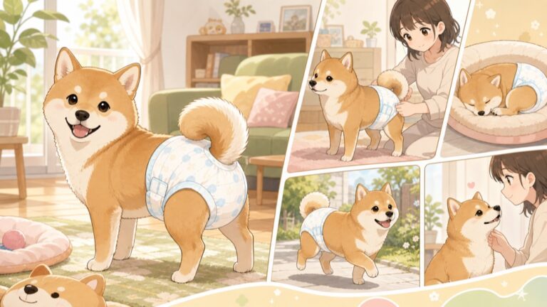 犬用おむつの選び方と正しい使い方｜老犬・術後・発情期別ガイド