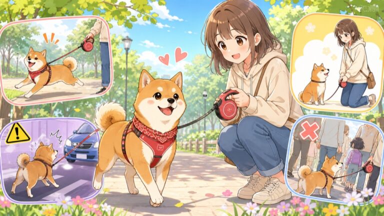 伸縮リード（フレキシリード）の正しい使い方と危険な使い方