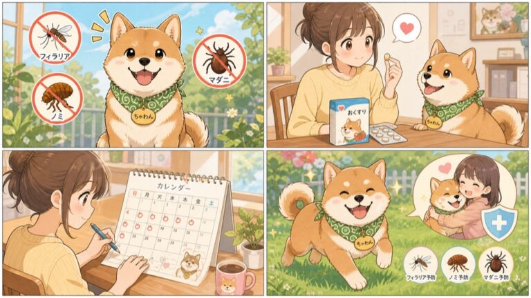 フィラリア・ノミ・ダニ予防薬の選び方と年間スケジュール｜犬種別おすすめ比較