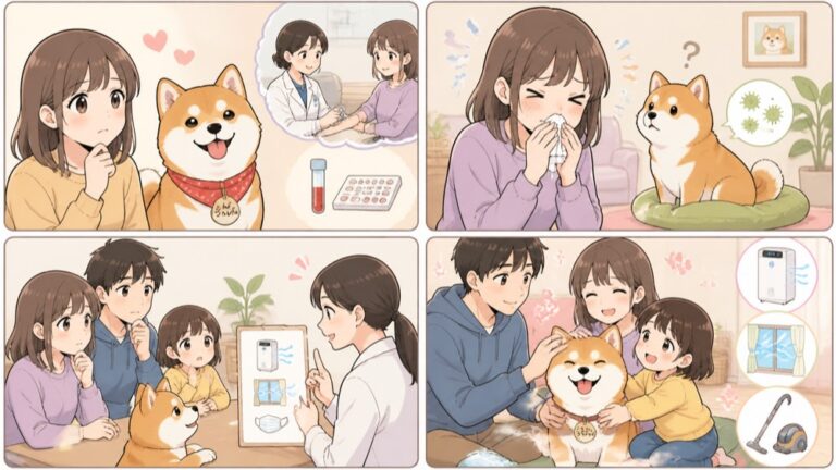 犬アレルギーの検査と症状｜飼ってから発覚した時の対処法