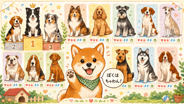 【2026年版】中型犬の人気ランキングTOP15｜性格・運動量・飼いやすさを徹底比較
