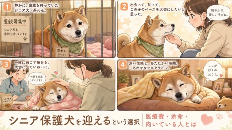 シニア保護犬を迎えるという選択｜医療費・余命・向いている人とは