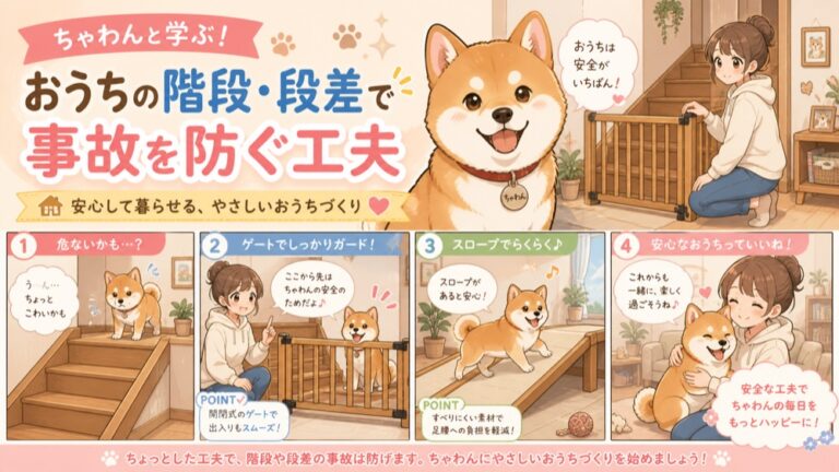 犬の段差・階段事故を防ぐ家づくり｜スロープとゲートの優先順位