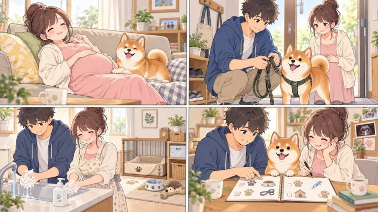 妊娠中に犬と暮らす注意点｜感染症リスクと出産前後の環境づくり
