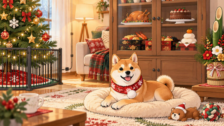 犬に危険なクリスマス・お正月の食べ物と飾り｜チキンの骨・チョコ・おせち