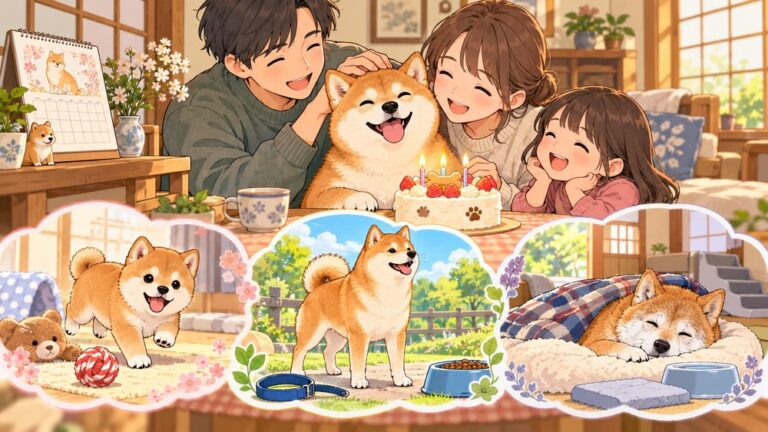 犬の年齢を人間に換算｜小型犬・中型犬・大型犬の早見表と年齢別ケア