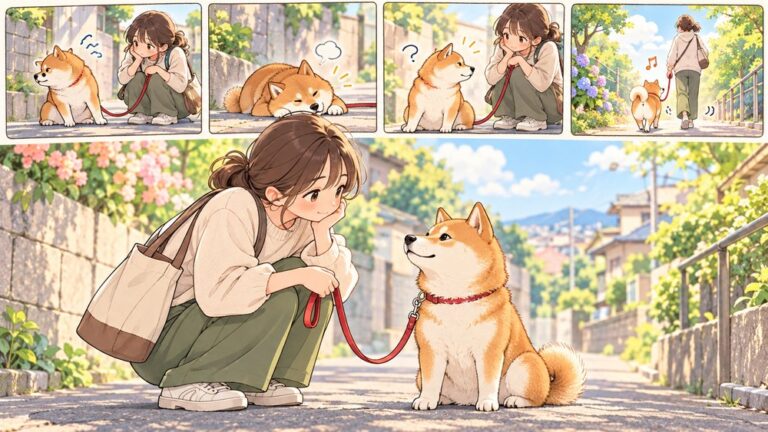 犬が散歩で動かない・帰りたがらない理由｜座り込み・拒否の原因別対処法